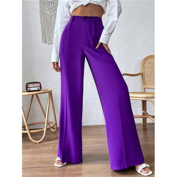 High Waist Wide Leg Pants - Picture 3 of 3
